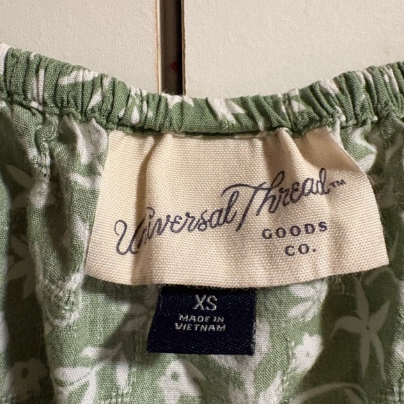 Universal Threads Green Floral Women's Dress - Picture 3 of 7